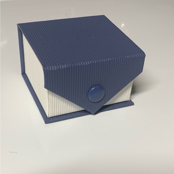 Sterling silver Natural Tanzanite & natural Diamond Ring size 7 - Picture 7 of 7